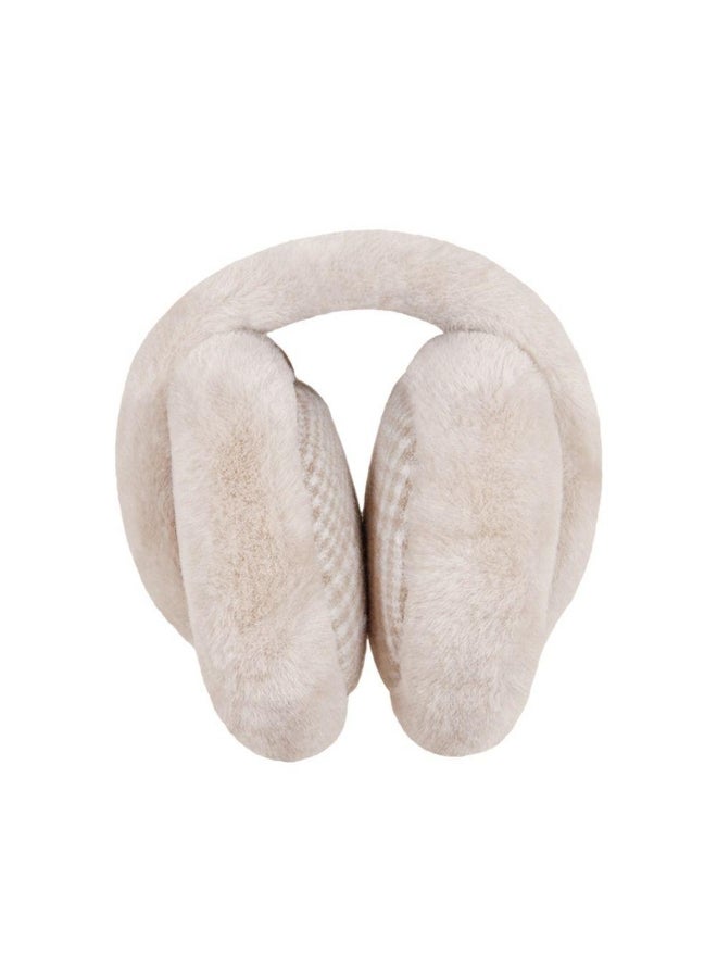 Cold Protection Ear Muffs Foldable Winter Earflaps Soft Ear Warmer  Women