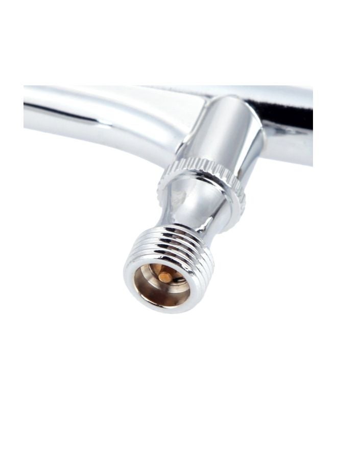 NIBEMINENT Dual-Action Spray Gun Air Brush Set Silver 24x5x18centimeter - Image 4