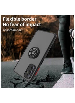 Generic for Infinix Smart 9 / Hot50i Case, TPU + Hard PC Magnetic Ring Car Mount Stand Bumper Cover Full Portection Shockproof Phone Case for Infinix Smart 9 / Hot50i, Black  - Image 5