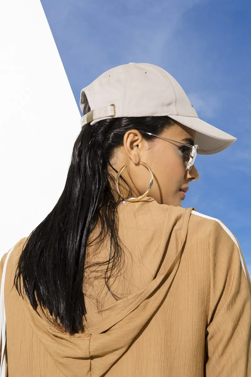 فور يو اكسسوريز Sculpt Embroidered Peaked Baseball Stone Hat S27116