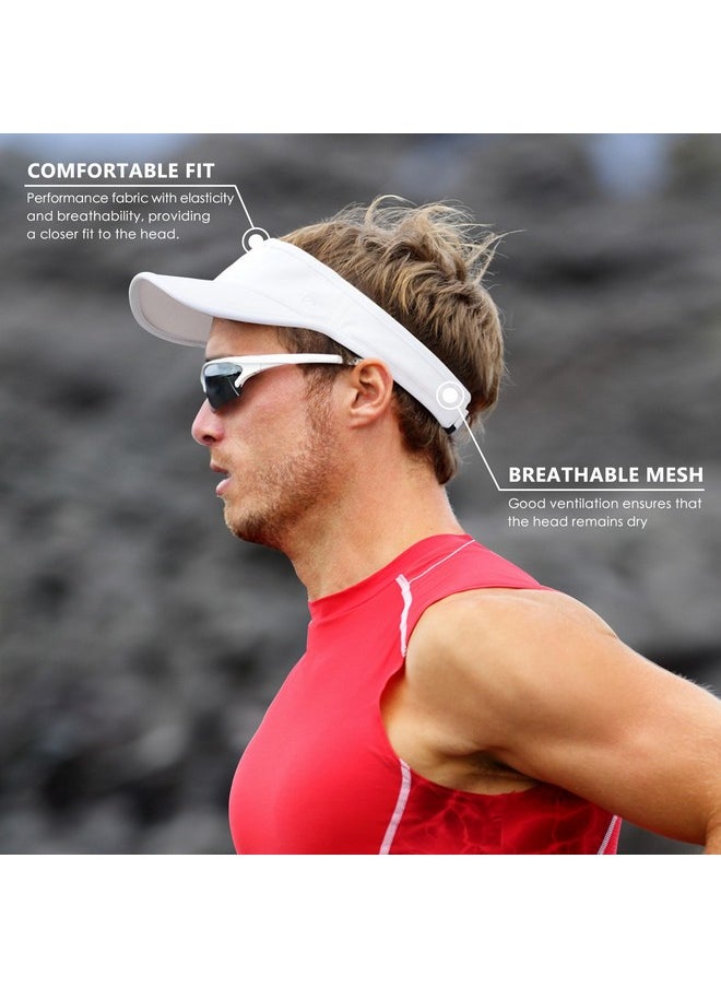 GADIEMKENSD - Performance Visor Sun Hat For Women Golf Hat Sun Protection Cooling Running Visors For Tennis Hiking Sport Outdoor Exercise Dark Grey - Image 1