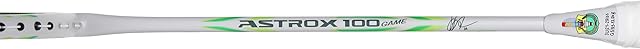Yonex راكت بادل تنس أستروكس 100 جيم فيكتور أكسلين خاص – راكت قوة من HM جرافيت مع تقنية نامد وعمود فائق النحافة (بيج رمادي، 4U G5) - Image 4