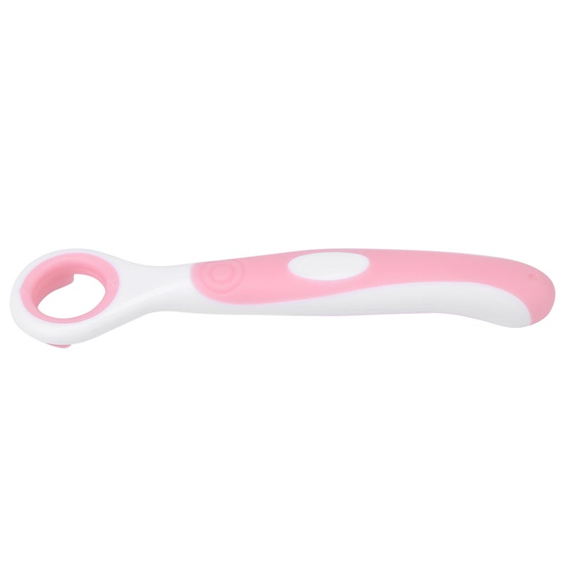 Baby Infant Soft Teether Training Toothbrush Teeth Care Cleaning Tongue Scraping Set (Pink) - Image 3