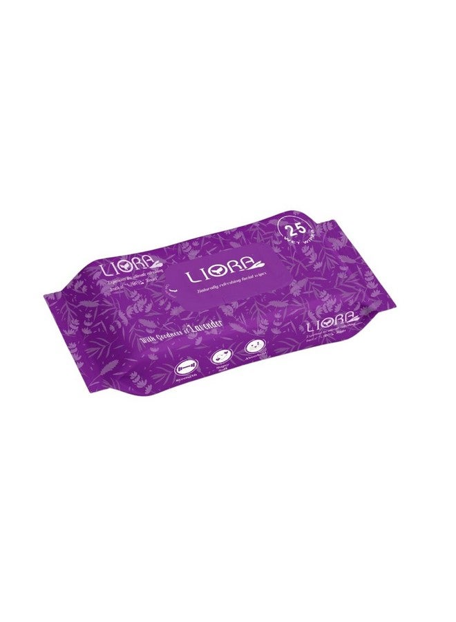 Liora Wet Wipes, Daily Cleansing, Refreshing & Moisturizing Facial Wipes | Aloe Vera Enriched | Rose, Lavender, Watermelon & Cucumber | Anti-Acne, Biodegradable | 25 Wipes Each, Pack of 12 (300 Wipes) - Image 3