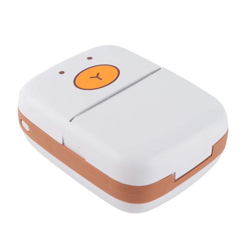 طابعة حرارية صغيرة على شكل دب محمولة بلوتوث 4.0 منفذ نوع C بطارية 1200 مللي أمبير 200 نقطة في البوصة - Image 5