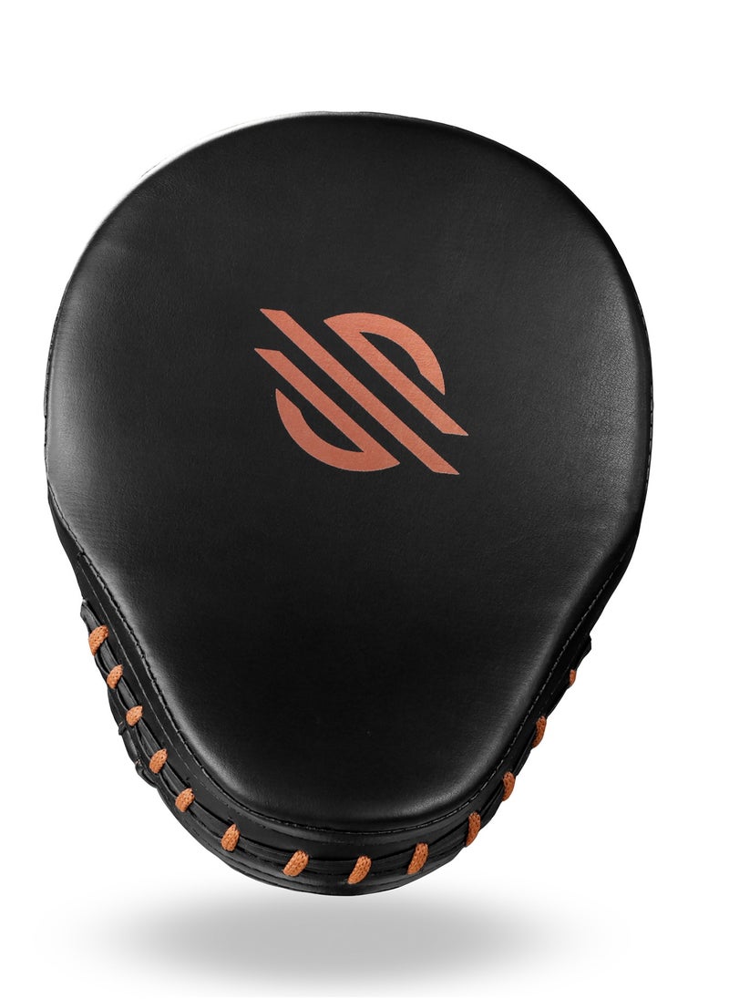 Sanabul  - Essential Curved Boxing MMA Punching Mitts for Sparring and Training (Metallic Copper) - Image 1