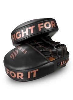 Sanabul  Essential Curved Boxing MMA Punching Mitts for Sparring and Training (Metallic Copper)  - Image 5