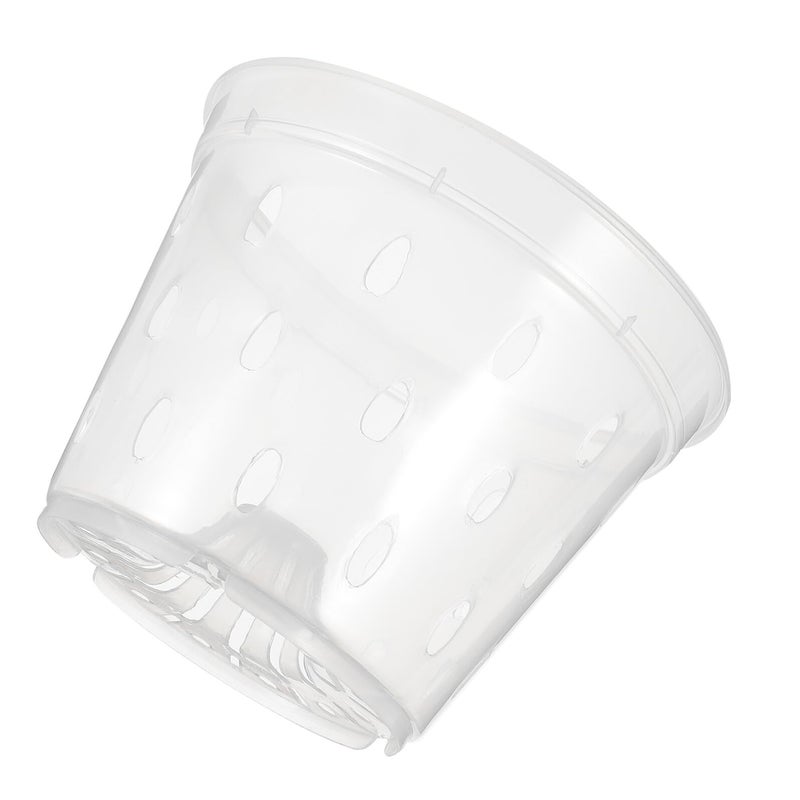 5 Inch Plastic Orchid Planter with Drainage Holes for Indoor and Outdoor Gardening - Image 2