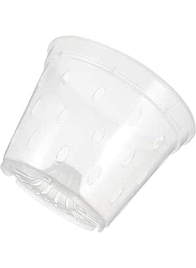 5 Inch Plastic Orchid Planter with Drainage Holes for Indoor and Outdoor Gardening - Image 1