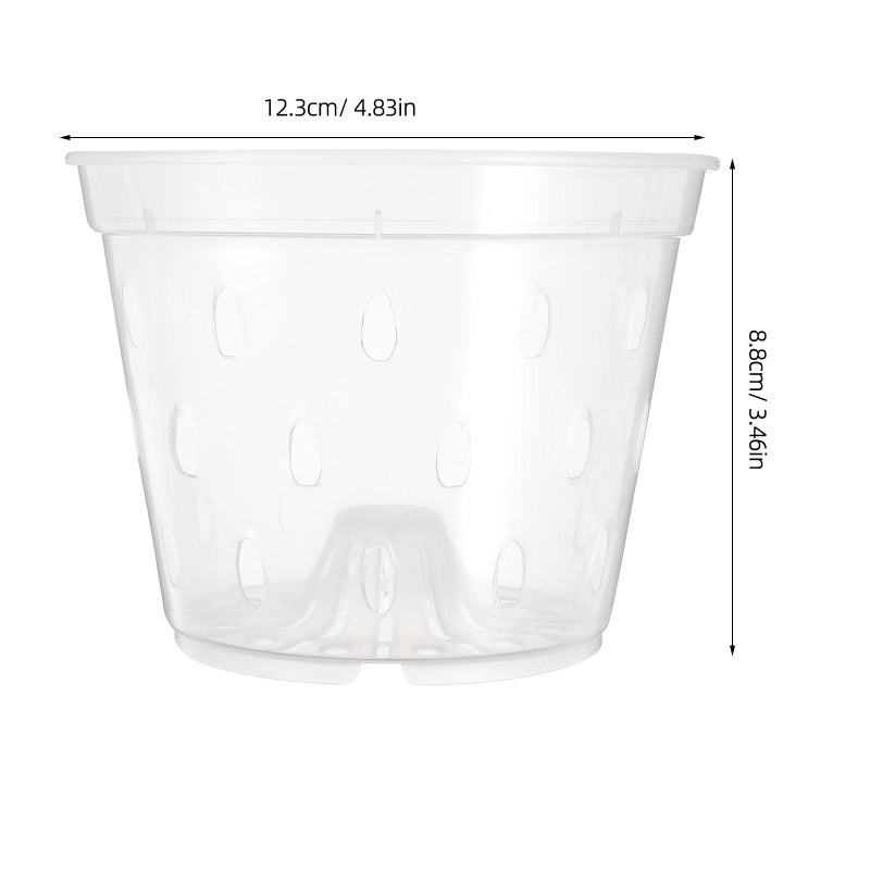 5 Inch Plastic Orchid Planter with Drainage Holes for Indoor and Outdoor Gardening - Image 3