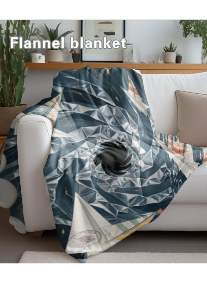 general Baby and children's cartoon flannel thin blanket (warm and comfortable, suitable for sleep, game use) 70cm*100cm - 1 - Image 1