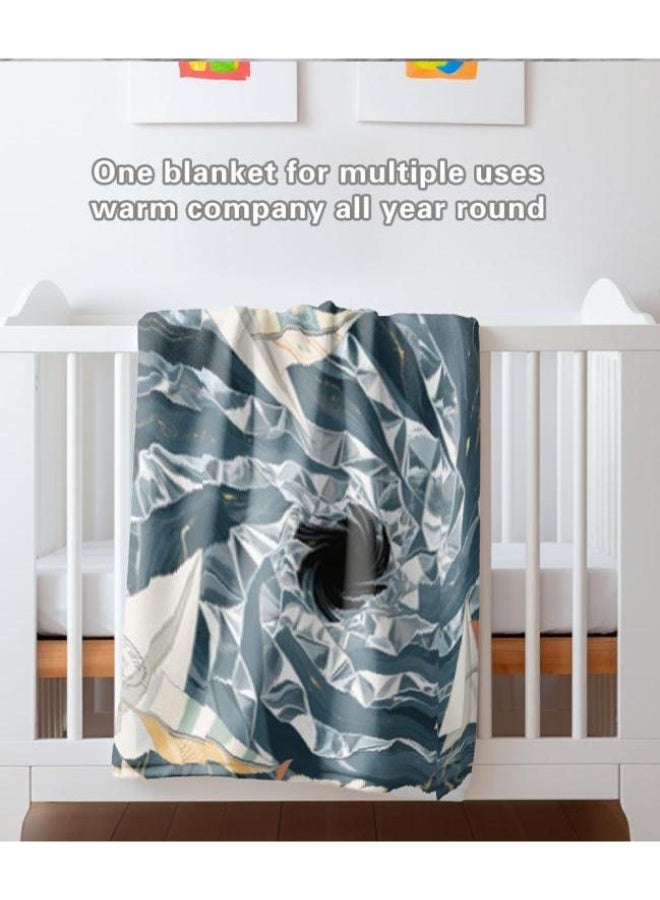 general Baby and children's cartoon flannel thin blanket (warm and comfortable, suitable for sleep, game use) 70cm*100cm - 1 - Image 5