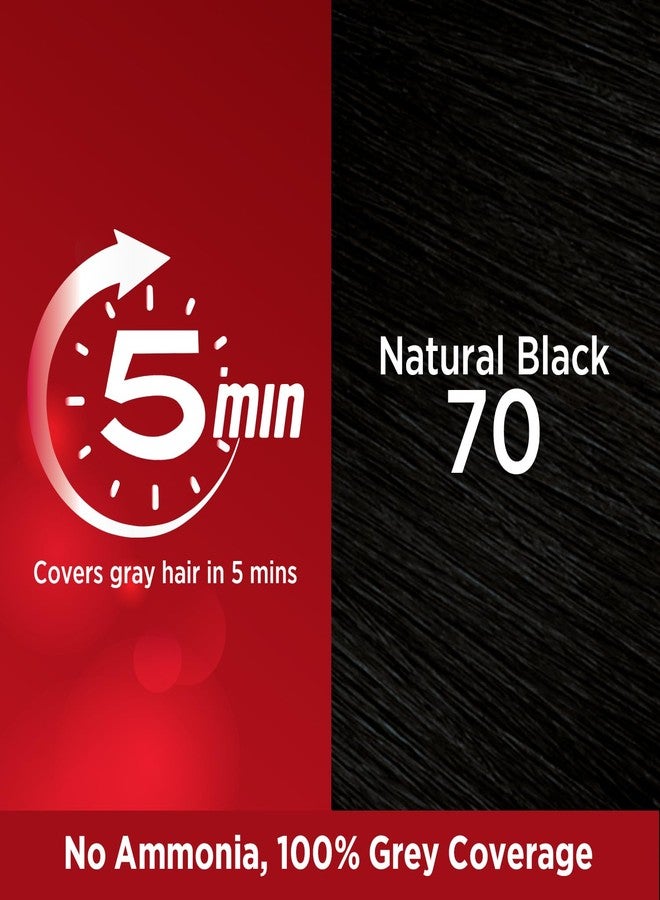 Revlon Top Speed Hair Color, Natural Black 70, 100 g - Image 3