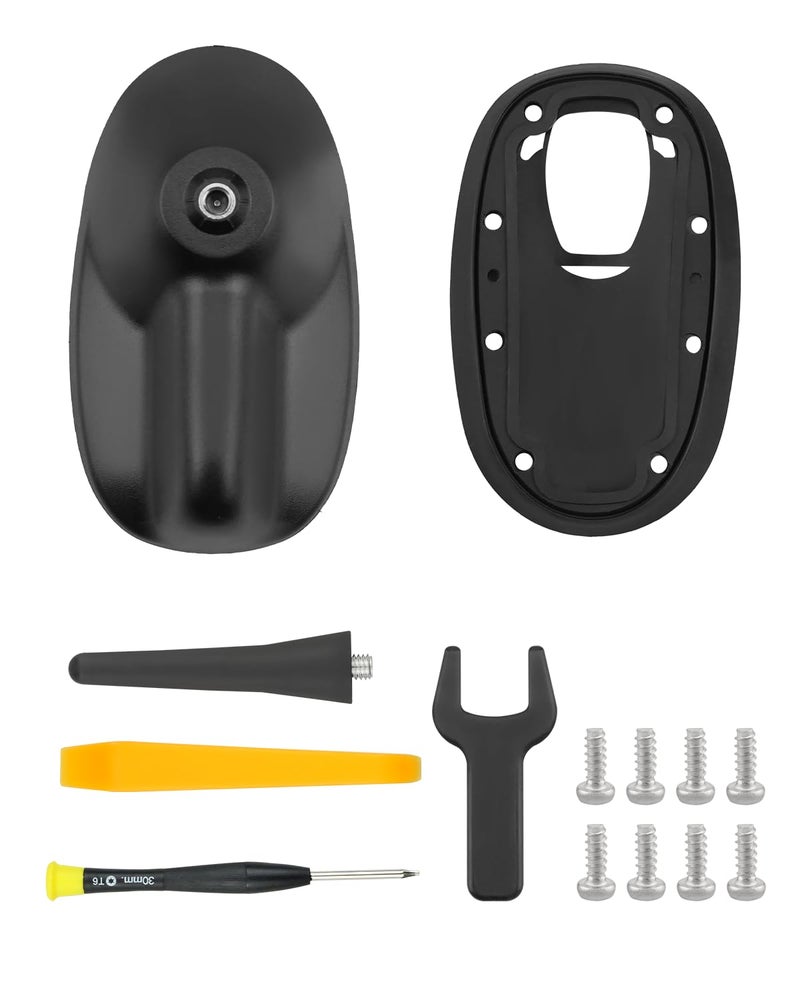 JUQAFY Upgraded Large Type Roof Antenna Mount Base Fit for Mini Cooper Clubman S R55 20082015 Fit for Mini Cooper Hatchback S R56 20072013 with Short Sport Antenna and Rubber Gasket - Image 2