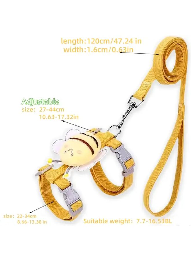 مجموعة كات هارنس وأربطة القط الأز� طقم ملابس الأرنب المضادة للهروب لجميع الفصول - Image 3