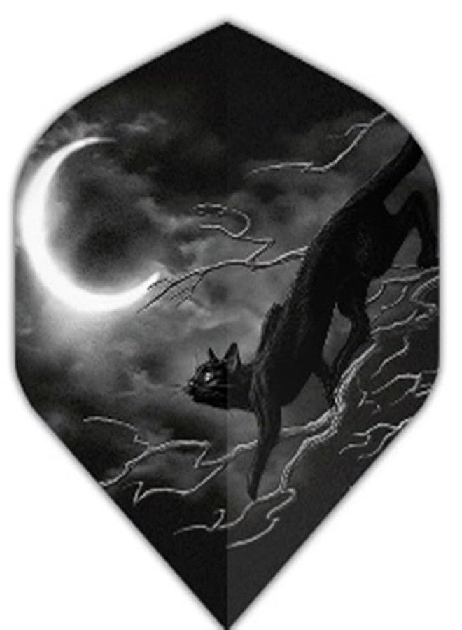 US Darts 3 Sets (9 Flights) Alchemy Minnaloushe (Howl at the Moon) Standard Dart Flights - 100 Micron