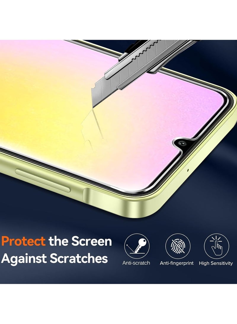 DUSALA Case Compatible with Samsung Galaxy A26 Case and 2 Pack Tempered Glass Screen Protector Samsung Cover with Camera Protection Samsung Galaxy A26 Clear Silicone Slim Soft TPU Anti-Scratch Clear - Image 2