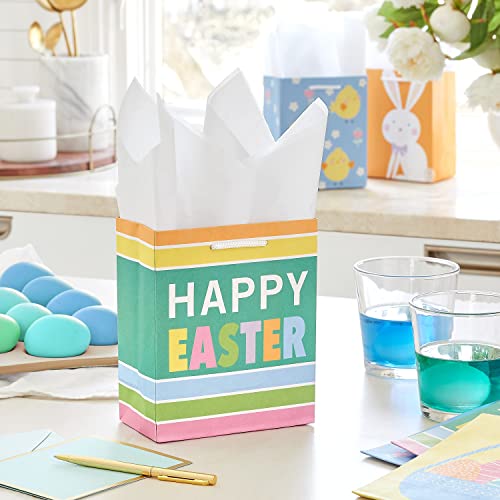 Hallmark 6 Small Easter Gift Bag Bundle 8 Bags Easter Basket Easter Bunny Chicks Happy Easter for Kids Party Favors Gift Cards - Image 3