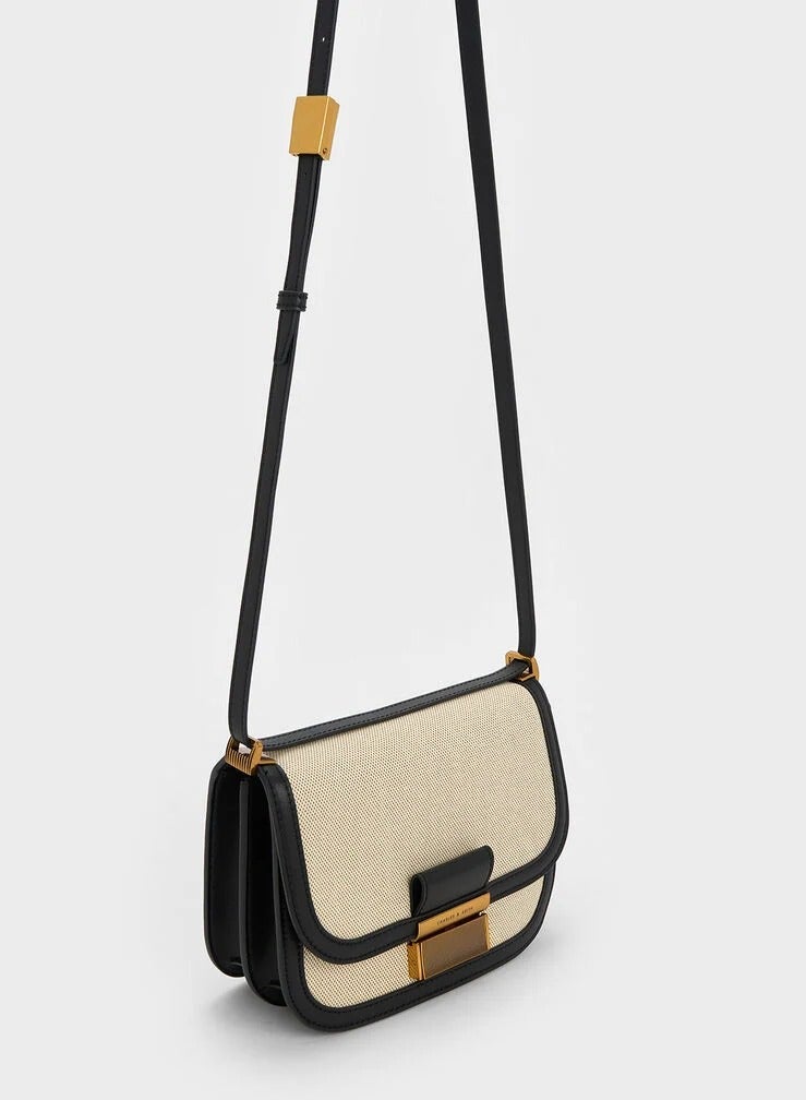 Charles & Keith Charlot Canvas Crossbody Bag - Image 2