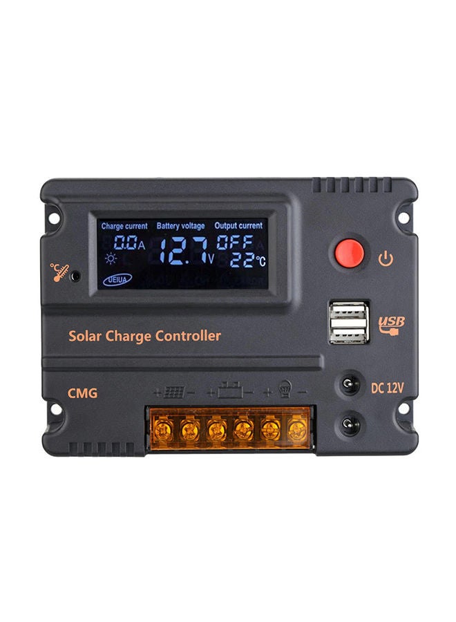 NIBEMINENT Solar Charge Controller Panel Black 135x25x100millimeter  - Image 1