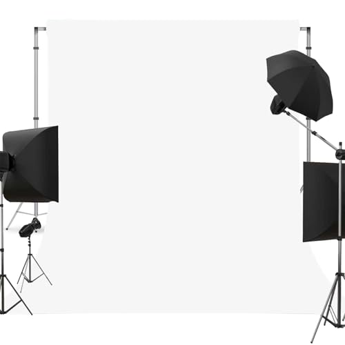 TYTYUU White Photo Backdrop for Photoshoot White Background for Photography Photo Backdrop Curtain for Party 8x10 FT - Image 1