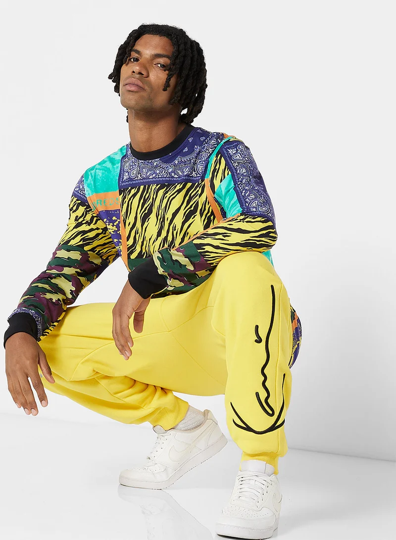 The Hundreds Collage Long Sleeve T-Shirt