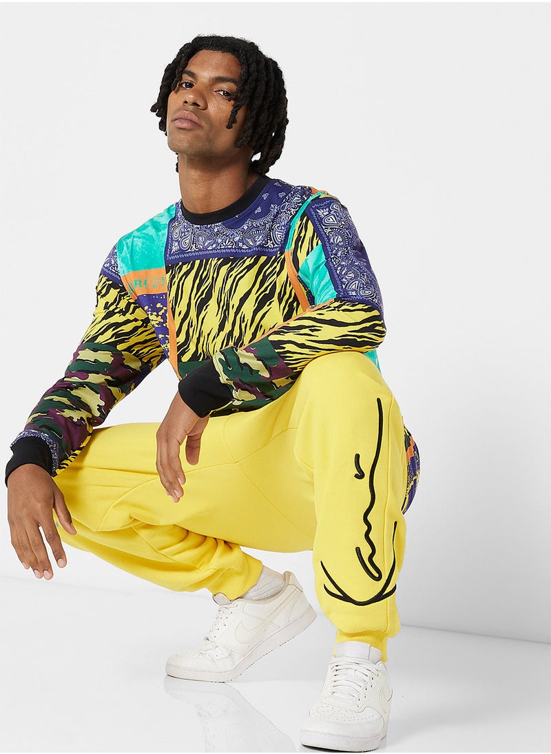 The Hundreds - Collage Long Sleeve T-Shirt - Image 1