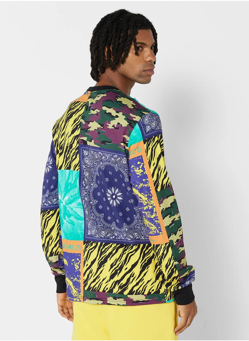 The Hundreds Collage Long Sleeve T-Shirt