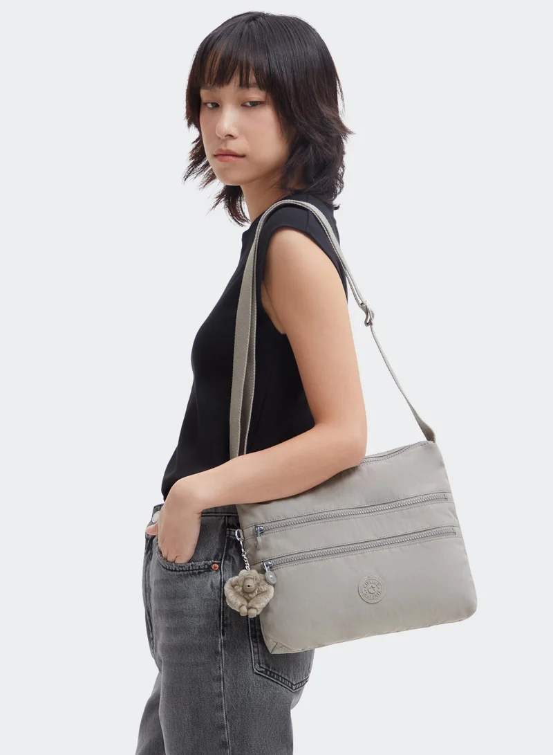 kipling Alvar Medium crossbody Grey Gris-1333589L