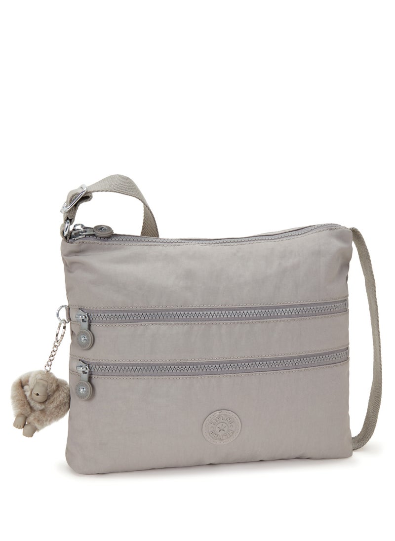 kipling Alvar Medium crossbody Grey Gris-1333589L  - Image 4