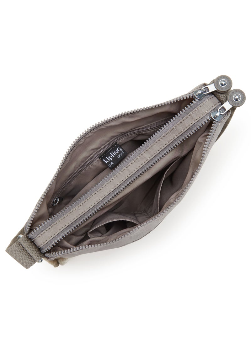 kipling Alvar Medium crossbody Grey Gris-1333589L  - Image 3
