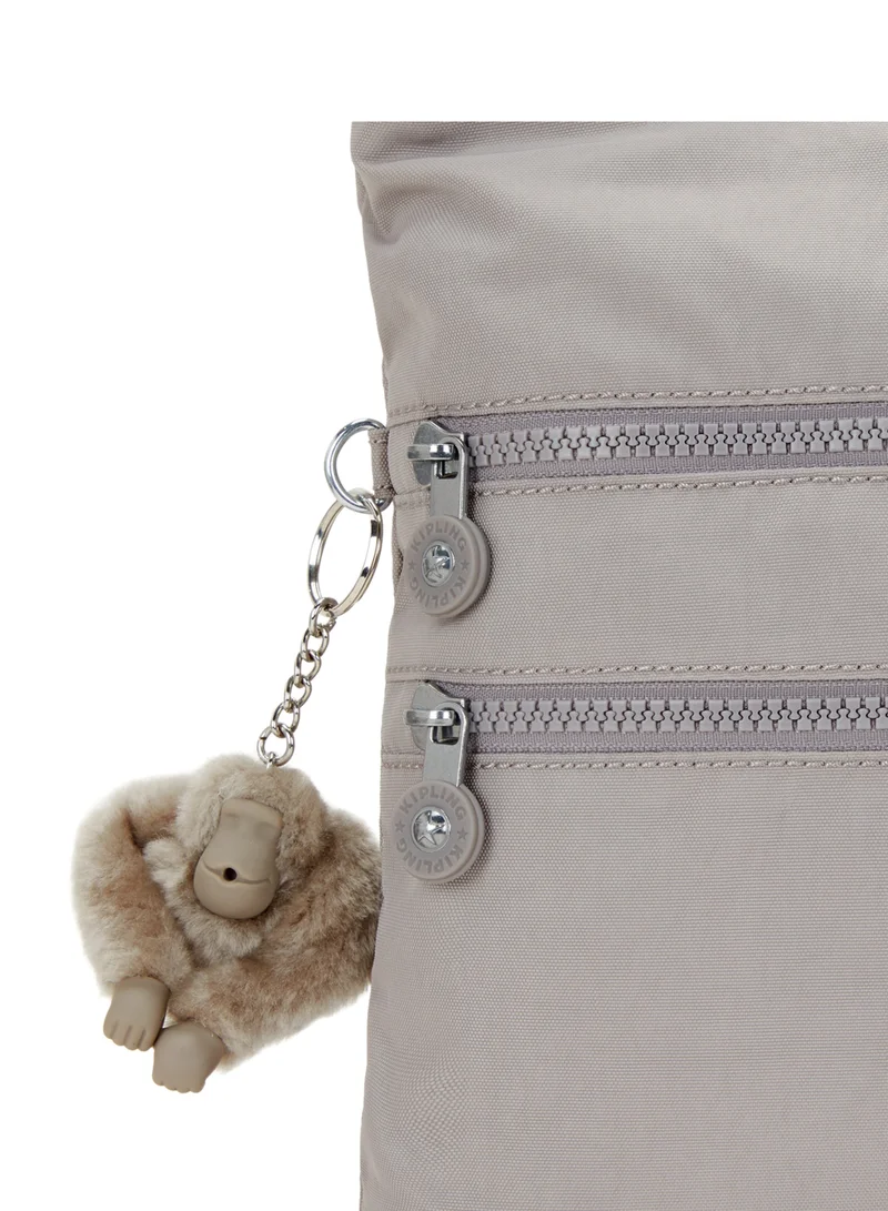 kipling Alvar Medium crossbody Grey Gris-1333589L