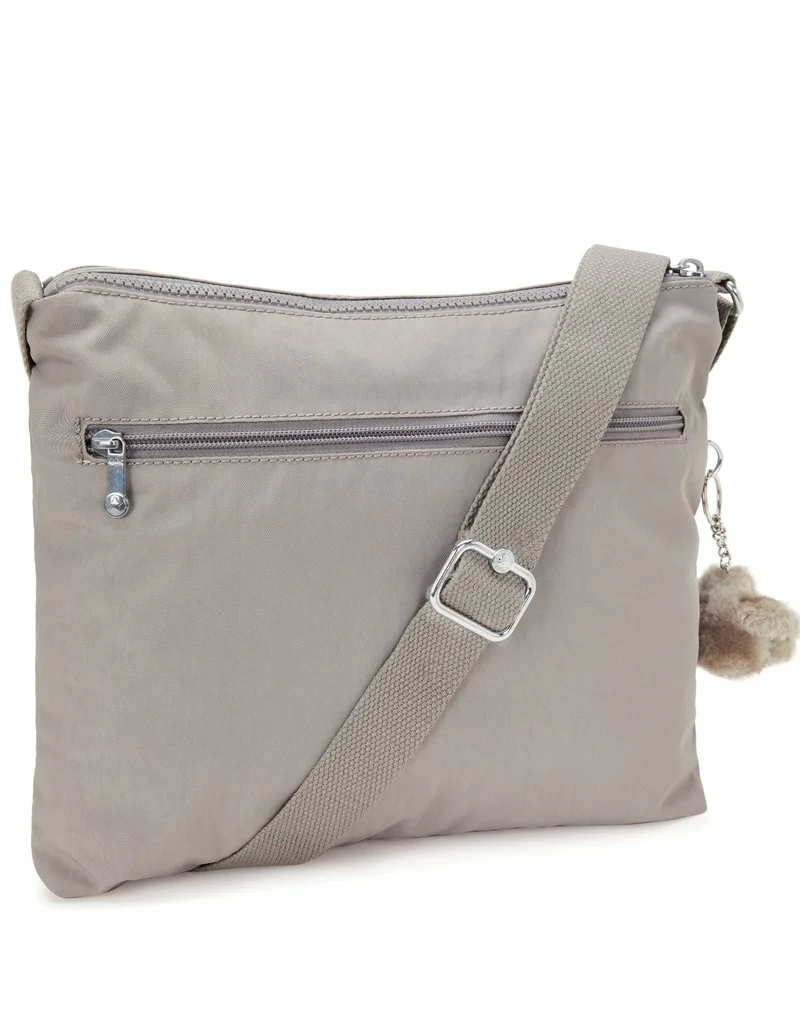 kipling Alvar Female Medium Crossbody Bag - Grey Gris