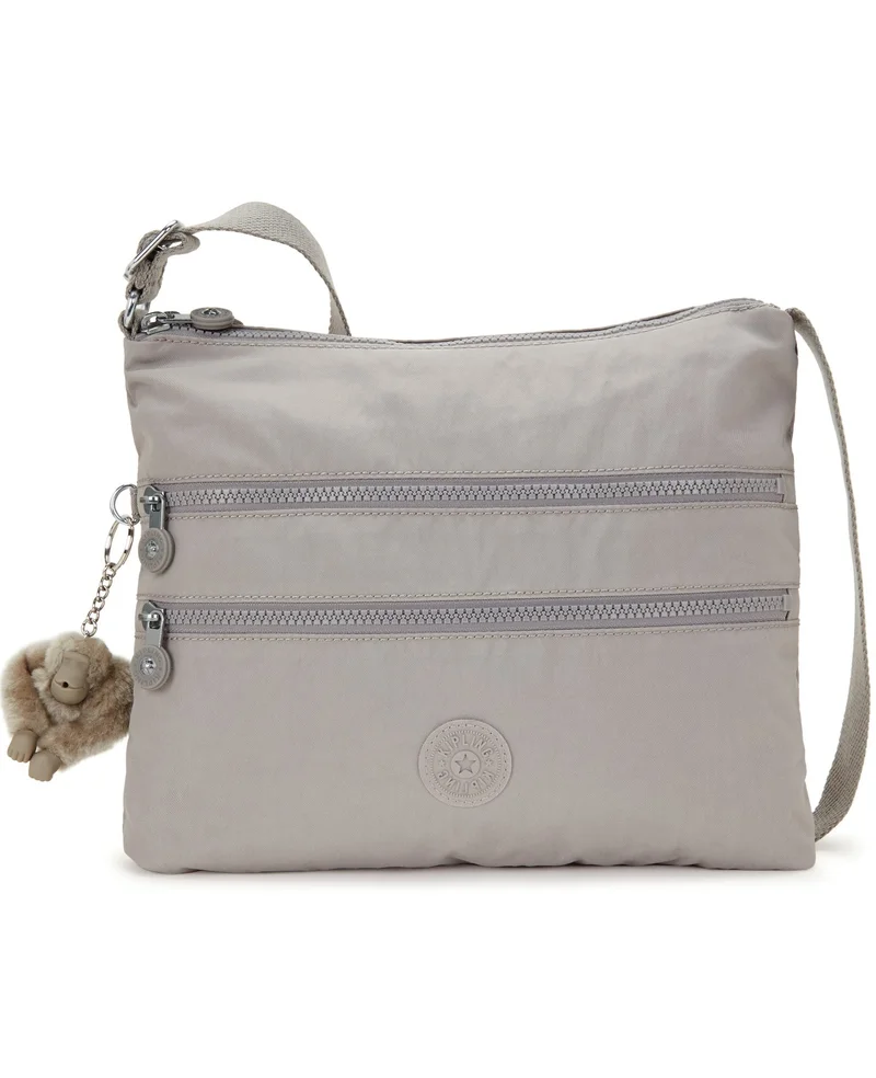 kipling Alvar Female Medium Crossbody Bag - Grey Gris