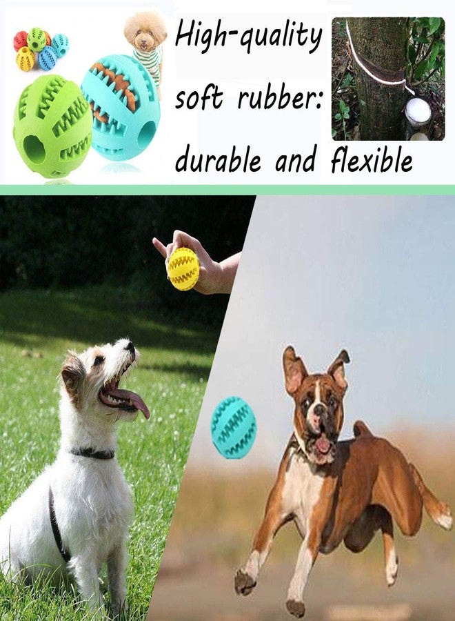 Sunglow 2 Pack Dog Toy Ball - Nontoxic Bite Resistant Teething Toys for Small/Medium/Large Dog and Puppy Cat, Dog Pet Food Treat Feeder Chew Tooth Cleaning Exercise Game IQ Training - Image 5