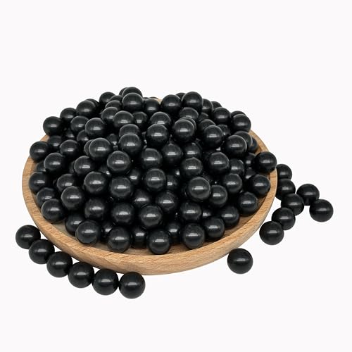 Lambid .43 Cal Reusable Hard Nylon Balls Solid 43 Caliber Solid Paintballs Compatible with T4E PPQ, G17 Gen 5 Target Practice and Home Defense (100 Counts, Black) - Image 1