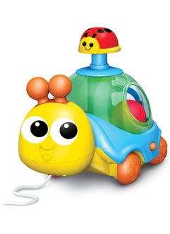 WinFun WinFun Spin 'N Pull Snail Pull Along Toy (19.1 x 21.6 cm)  - Image 2