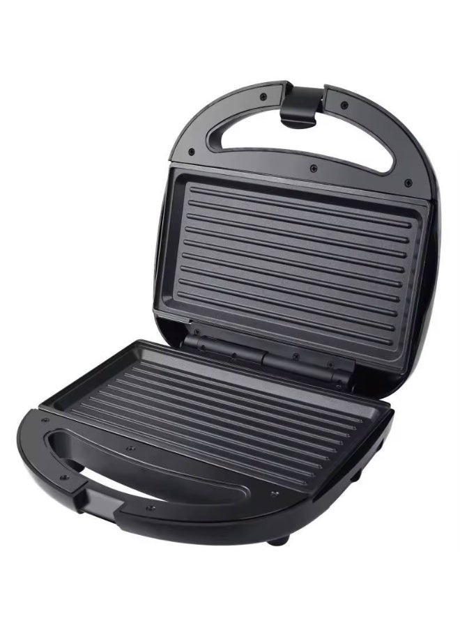 Eirls 750W sandwich maker featuring non-stick coated plates and easy cleanup. Equipped with dual indicator lights and built-in overheat protection system. - Image 2