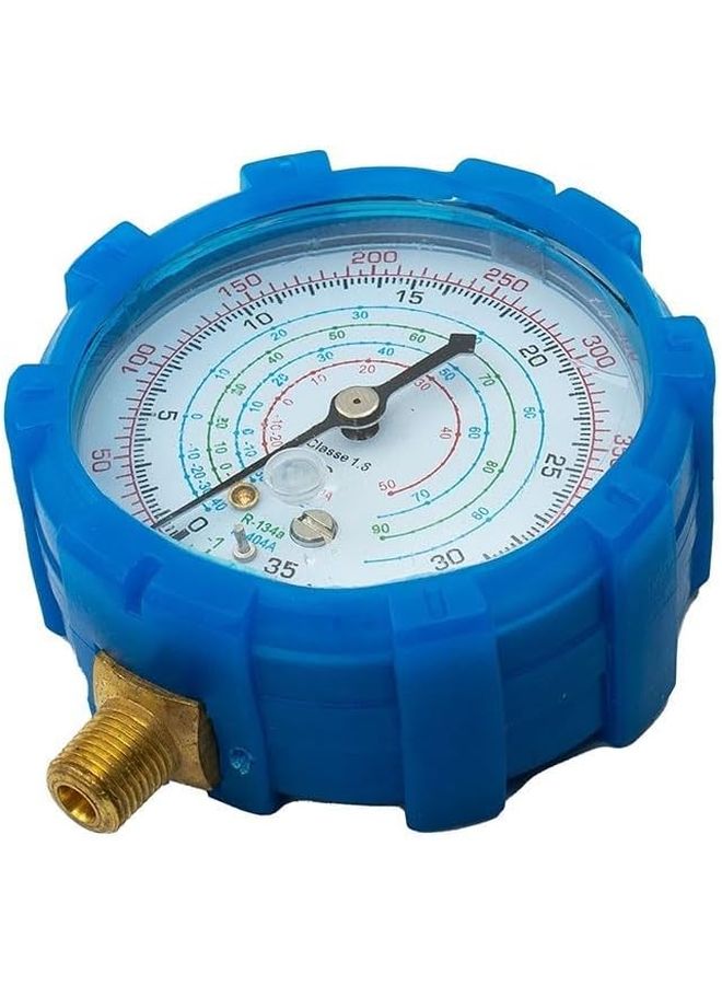 R134A R410A R22 R404A مجموعة مقياس منفذ مكيف الهواء أزرق 0 500psi أحمر 0 800psi مقياس ضغط منخفض وعالي - Image 4