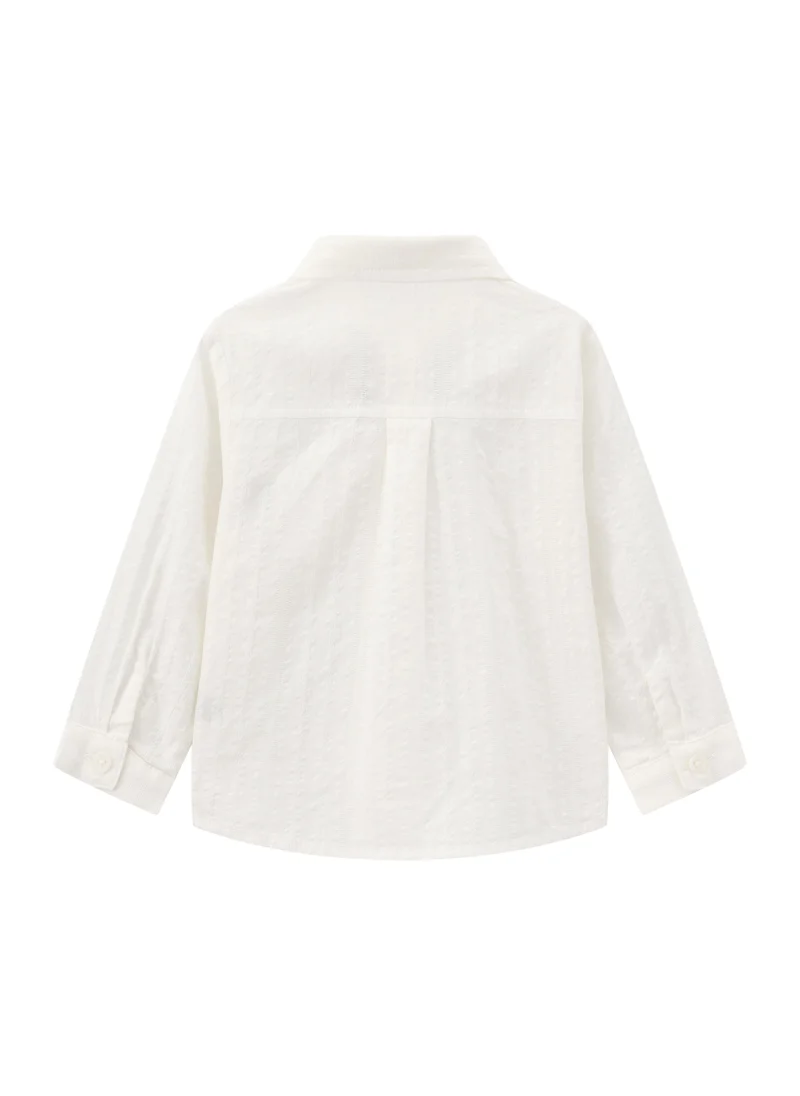 Balabala White Baby Boys Woven long sleeve shirt for Men | Best Price UAE