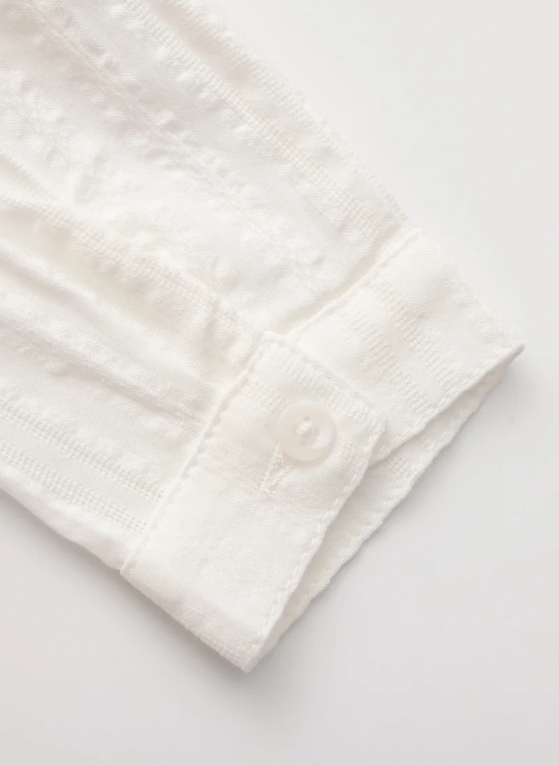 Balabala White Baby Boys Woven long sleeve shirt for Men | Best Price UAE