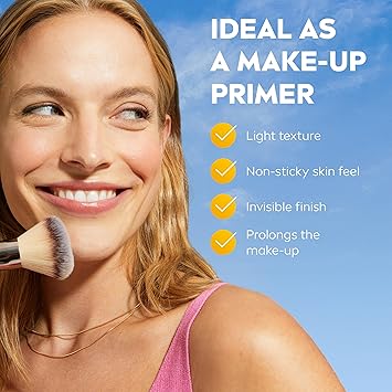 Nivea NIVEA SUN UV 2in1 Primer Daily UV Serum SPF50 30ml FrangranceFree Sunscreen with High SPF Ideal as Makeup Base Moisturising Formula with Hyaluron No White Cast  - Image 4