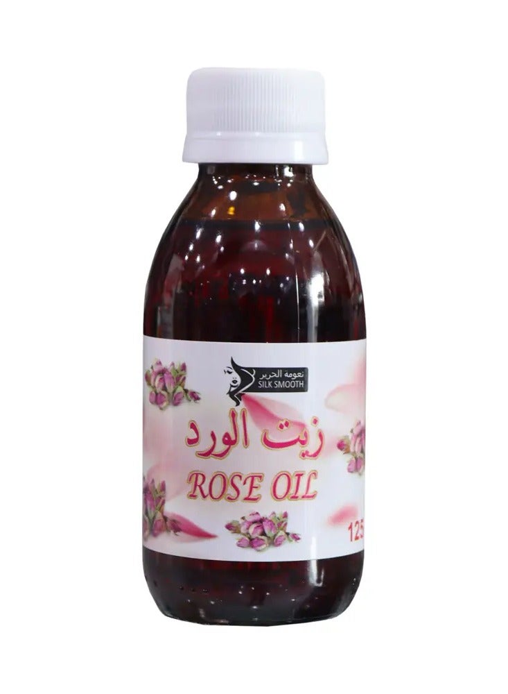 SILK SMOOTH Pure Rose Oil for Skin and Hair - Natural Elixir with Nutrients for Radiant Beauty - Image 3
