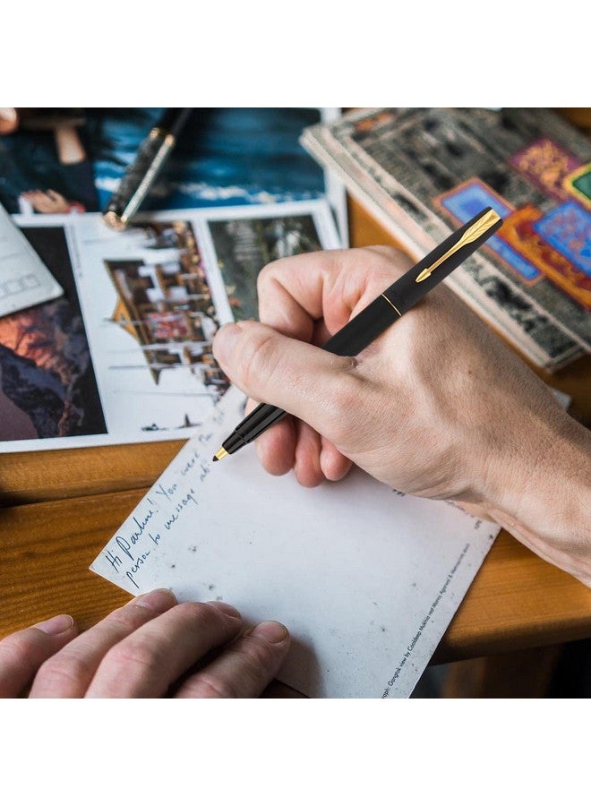 PARKER Frontier Matte Black Gt Roller Ball Pen - Image 3