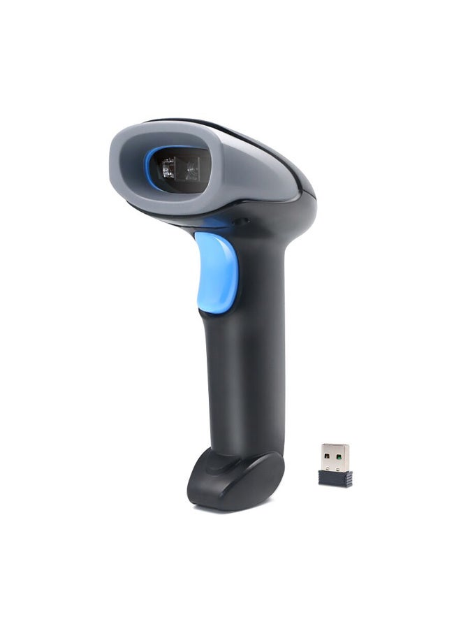 قارئ الباركود المحمول 1D/2D/QR Code Scanner 2.4G لاسلكي وUSB سلكي متوافق مع Windows Mac Linux - Image 2