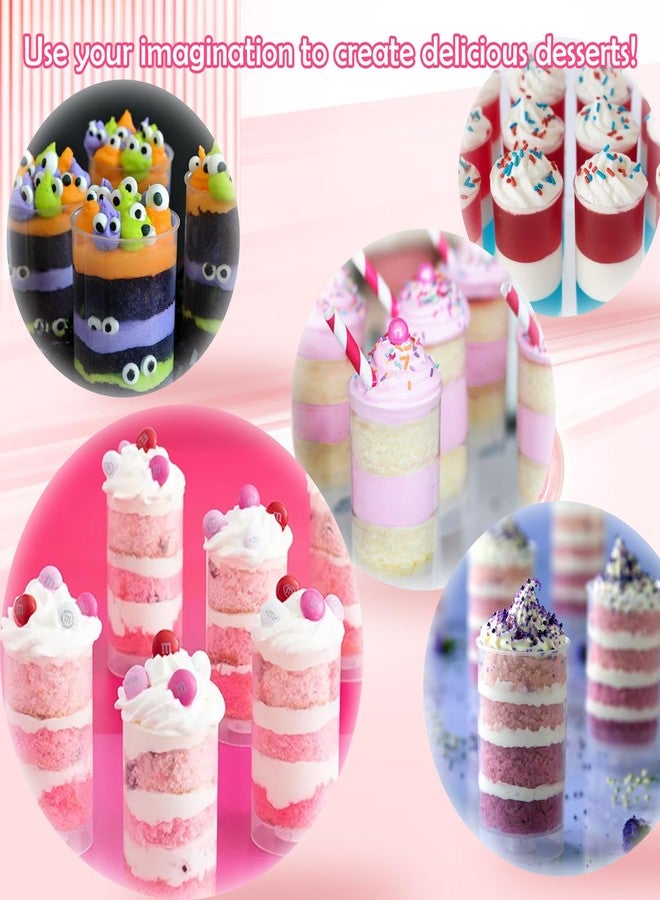 WALWAL 84pcs Cake Push Pop Containers Set, Durability Food-Safe Plastic, Reusable Cake Pop Shooter with Lids and Sticks for Bakeries, Weddings, Parties. - Image 4