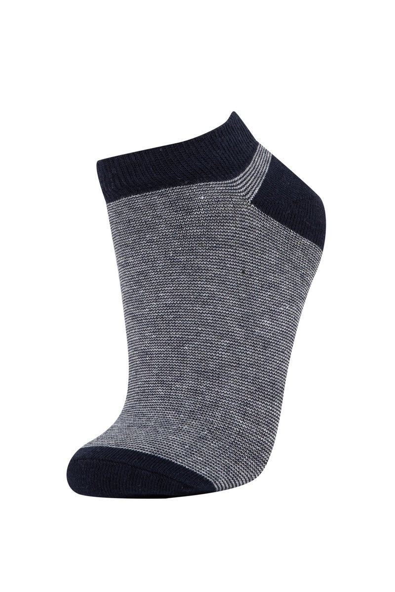 DeFacto Multicolour Man Boy 5 Piece Cotton Ankle Socks Casual - Image 5
