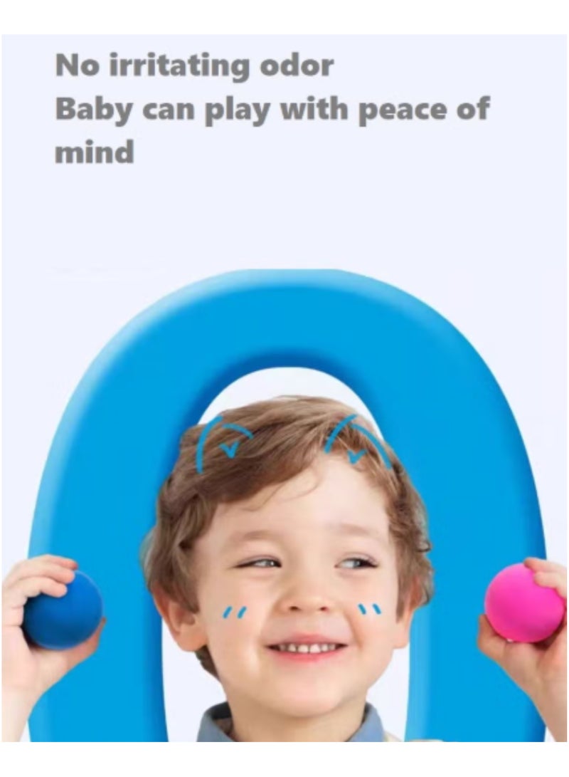 THE ARTFUL BLEND 36-Color Air-Dry Clay Set for Kids – Soft, Non-Toxic & Lightweight Modeling Clay for DIY Crafts, Educational Play & Creative Fun - Image 4