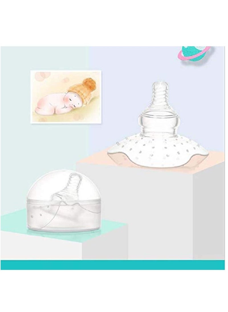 Arabest - Shield Premium Contact hield Assist Perfect for Nursing Mothers with Inverted & Sore with Carrying Case for Breastfeeding Mothers Non-Toxic Made Without BPA - Image 1