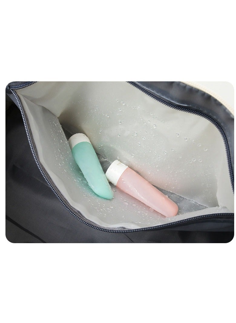 Fashion travel bag large capacity sports bag, portable luggage bag, travel handbag, dry and wet separation handbag - Image 4